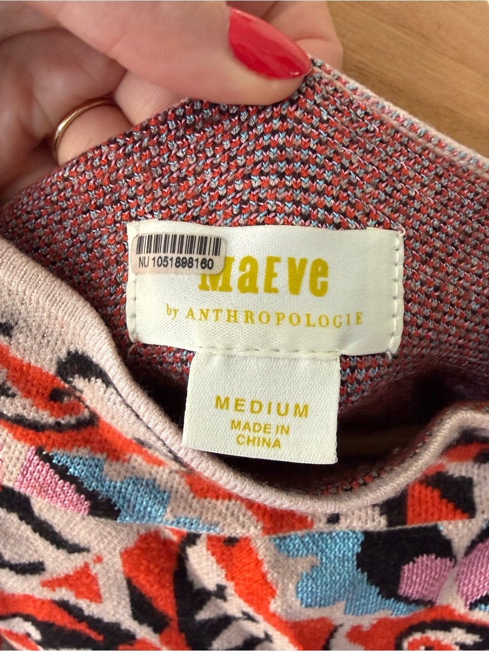 Anthropologie Maeve Carys Mock Neck Sweater Size M - Picture 6 of 7